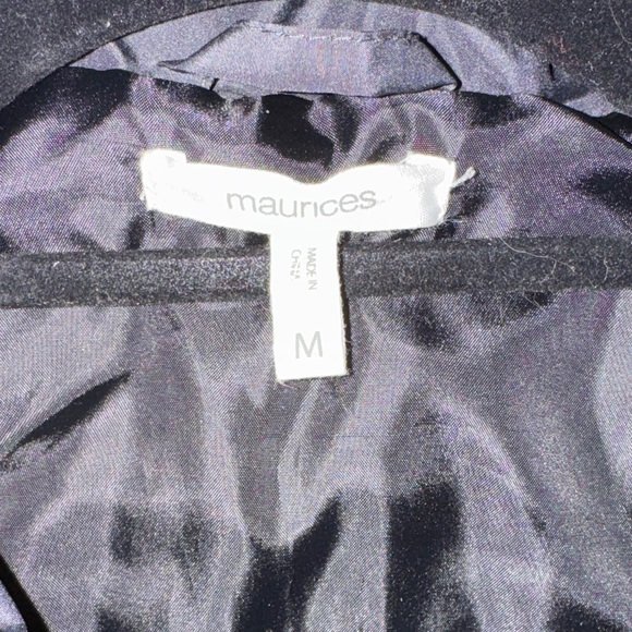 Black and White Checkered Women's Zip Up Vest With Pockets - Picture 4 of 9